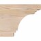 Ekena Millwork Pescadero Smooth Rafter Tail, Douglas Fir, 5 1/2"W x 10"H x 12"L RFT06X10X12PEC00SDF - alternate 2
